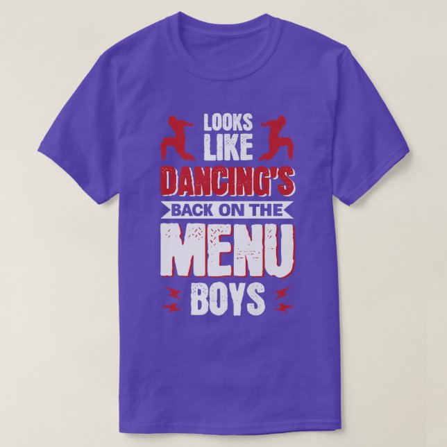 T-shirt On dirait Dancing's Back On the Menu Boys Premium (Design devant)