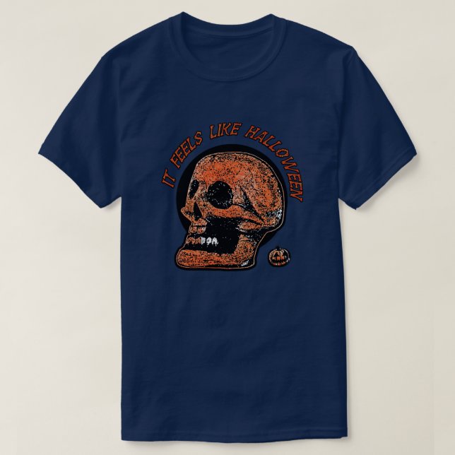 T-shirt On Dirait Halloween-Mini Citrouille (Design devant)