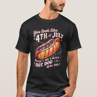 T-shirt On dirait l'Amérique patriotique 4 juillet Fi