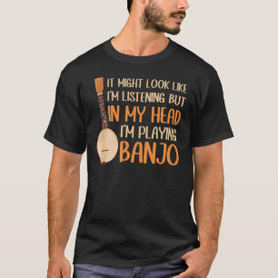 T-shirt On dirait que j'écoute dans ma tête