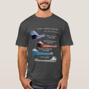 T-shirt On embarque la chemise d'obscurité de voyage