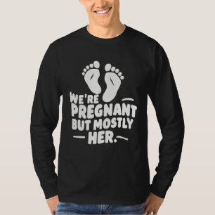 T-shirt On est enceinte mais surtout son père de grossesse
