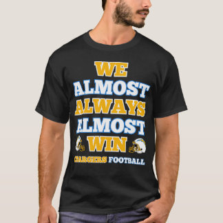 T-shirt On Gagne Presque Toujours Au Foot Chargers Funn