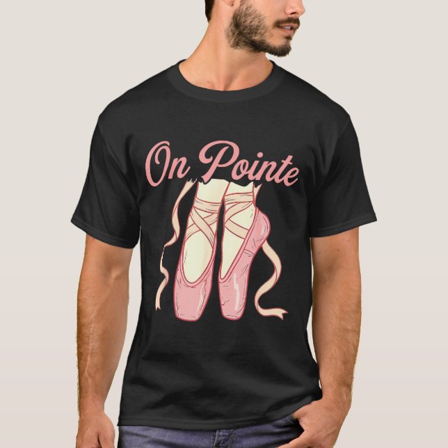 T-shirt On Inte Ballet Funny Ballerina Pun Dance  (Devant)