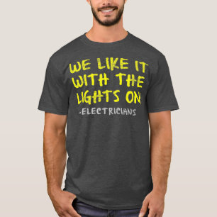 T-shirt On L'Aime Avec Les Lumières Sur La Fête des pères 