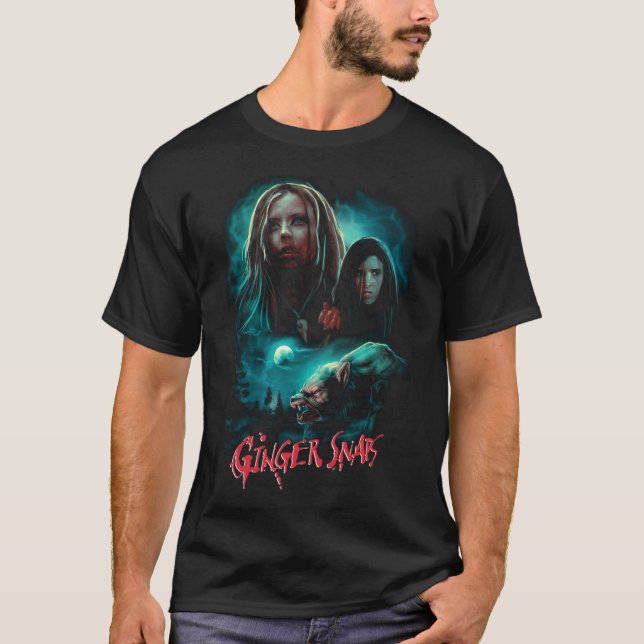 T-shirt On M'Appelle Ginger Snaps Retro Vintage (Devant)