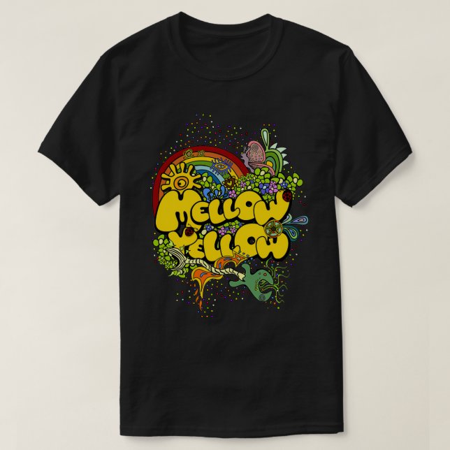 T-shirt On M'Appelle Jaune Mellow  (Design devant)