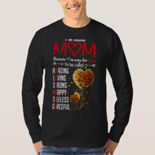 T-shirt On m'appelle maman parce que je suis trop Cool pou