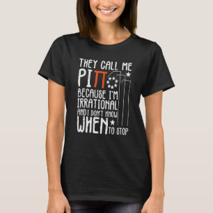 T-shirt On m'appelle Pi parce que je suis irrationnel Happ