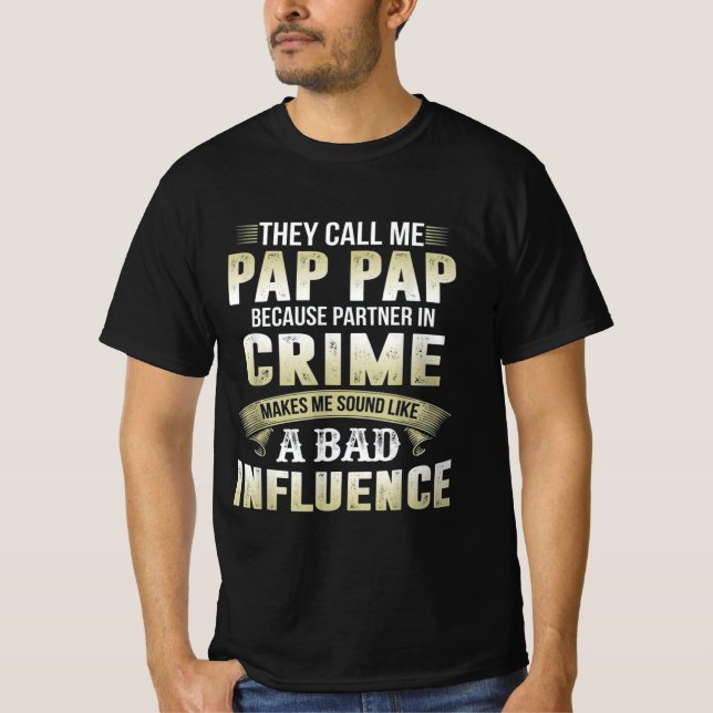 T-shirt On M'Appelle Un Don Pap Pour Papa (Devant)