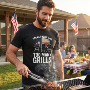 T-shirt "On n'a jamais trop de barbecues"