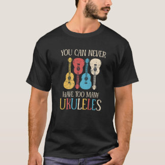 T-shirt On n'a jamais trop d'ukulélés