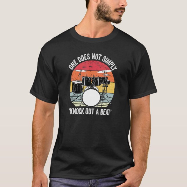 T-shirt On Ne Fait Pas Simplement Frapper Une Blague De Ba (Devant)
