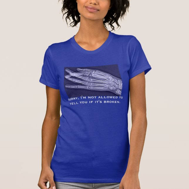 T-shirt "On ne me permet pas de vous dire s'il s'est cassé (Devant)