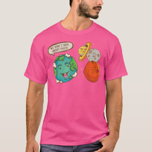 T-shirt On ne parle pas de Pluto Funny Space Graphic