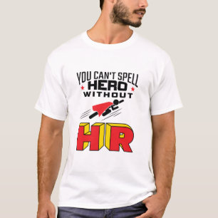 T-shirt On ne peut pas épeler le héros sans RH
