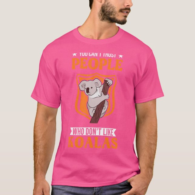 T-shirt On ne peut pas faire confiance à des gens qui n'ai (Devant)