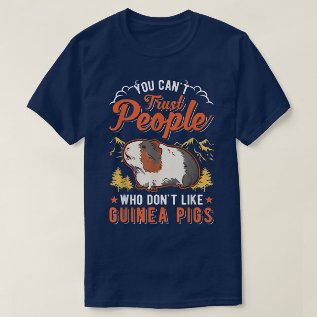 T-shirt On ne peut pas faire confiance à des gens qui n'ai (Design devant)