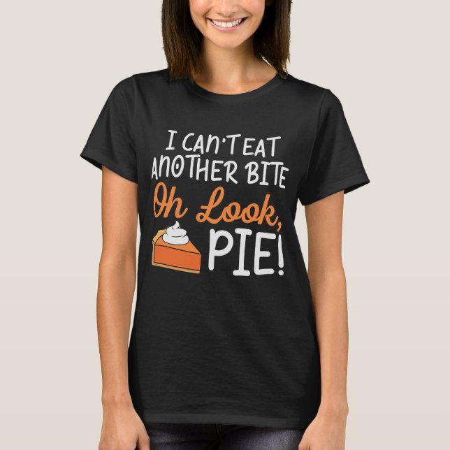 T-shirt On ne peut pas manger un morceau de Thanksgiving (Devant)