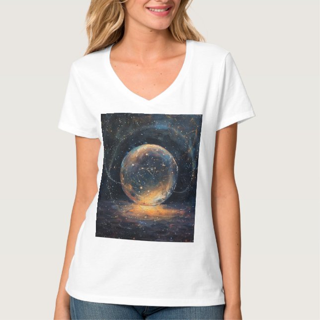 T-shirt On ne peut pas projeter de lumière sans projeter u (Devant)