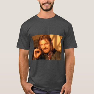 T-shirt On ne peut pas simplement faire de l'humour mème G