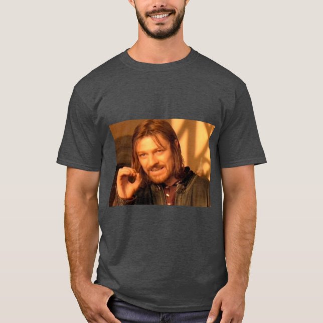T-shirt On ne peut pas simplement faire de l'humour mème G (Devant)