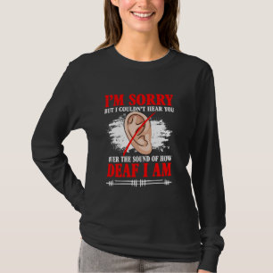 T-shirt On n'entendait pas la sourdine Signal Langue de l'