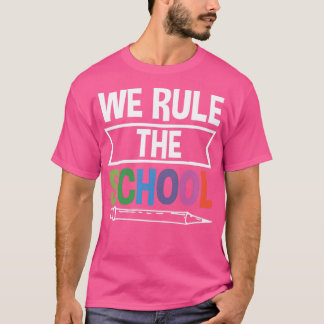 T-shirt On règle la citation du professeur de l'école