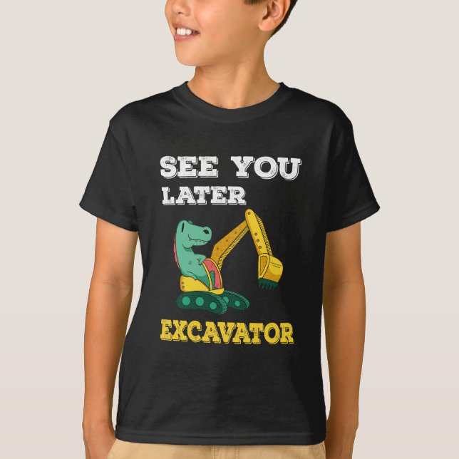 T-shirt On se voit par la suite Excavateur I - Les Garçons (Devant)