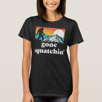 T-shirt On s'en est pris à Squatchin ! Funny Bigfoot Mount