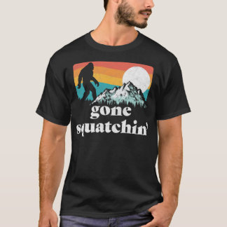 T-shirt On s'en est pris à Squatchin ! Funny Bigfoot Mount