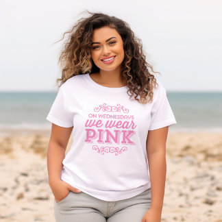 T-shirt On Wednesdays We Wear Pink