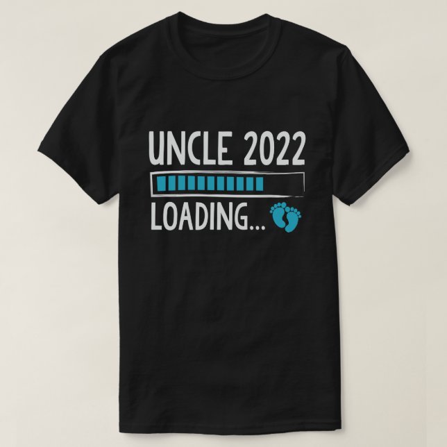 T-shirt Oncle 2022 Chargement Funny Pregnancy Faire-part (Design devant)