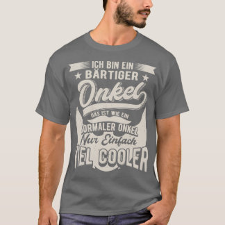 T-shirt Oncle à la barbe avec cadeau barbu