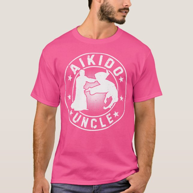 T-shirt Oncle Aikido Fighter (Devant)