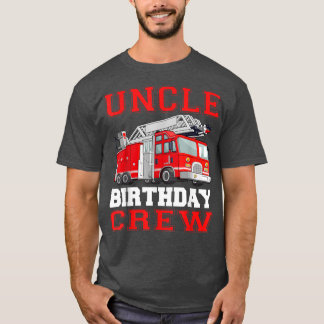 T-shirt Oncle Anniversaire Pilotes de camion d'incendie Po