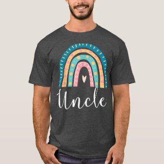 T-shirt Oncle Arc-en-ciel Cadeaux famille correspondant An