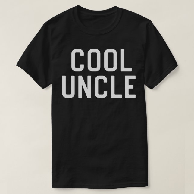T-shirt Oncle cool (Design devant)