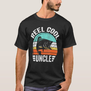 T-shirt Oncle Cool bobine Hommes Pêche Oncle Oncle oncle