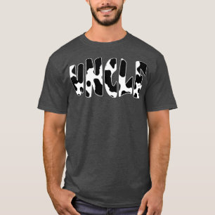 T-shirt Oncle Cow Imprimer Motif de vache 