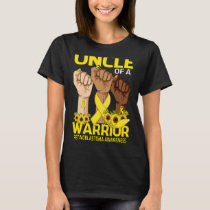 T-shirt Oncle De La Main D'Un Guerrier Rétinoblastoma Sens