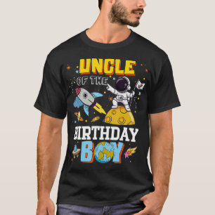 T-shirt Oncle De L'Anniversaire Astronaut Thème Espace Gar