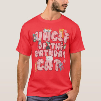 T-shirt Oncle de l'Anniversaire Chat Tio Kitten Lover 