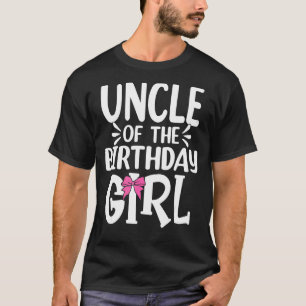 T-shirt Oncle De L'Anniversaire Fille Maman Papa Enfants F
