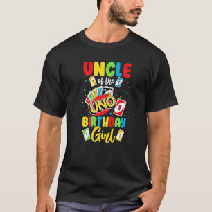 T-shirt Oncle de l'anniversaire fille Uno papa papa papa p