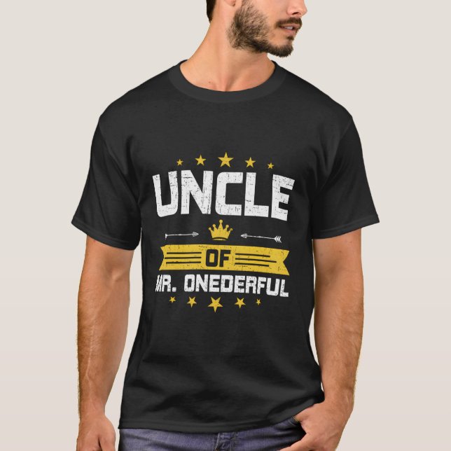 T-shirt Oncle De M. Onederful Nephew (Devant)
