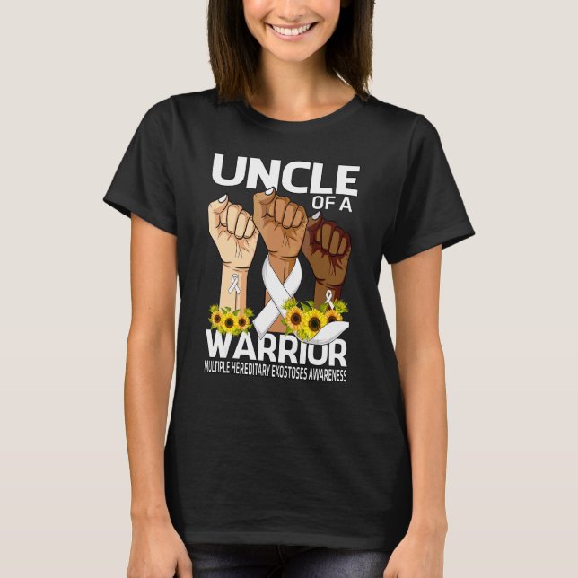 T-shirt Oncle De Main D'Un Guerrier Multiples Exosto Héréd (Devant)