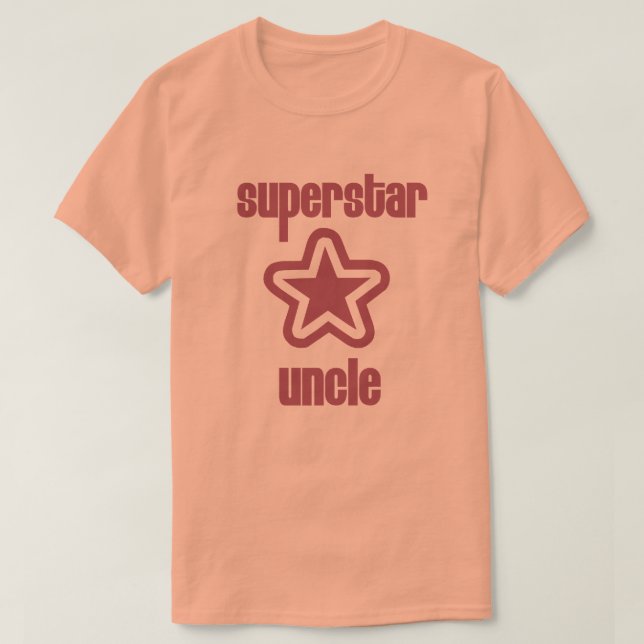 T-shirt Oncle de superstar (Design devant)