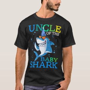 T-shirt ONCLE Du Bébé Requin Anniversaire Frère Shark Shi
