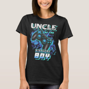 T-shirt Oncle du garçon d'anniversaire correspondant jeu v